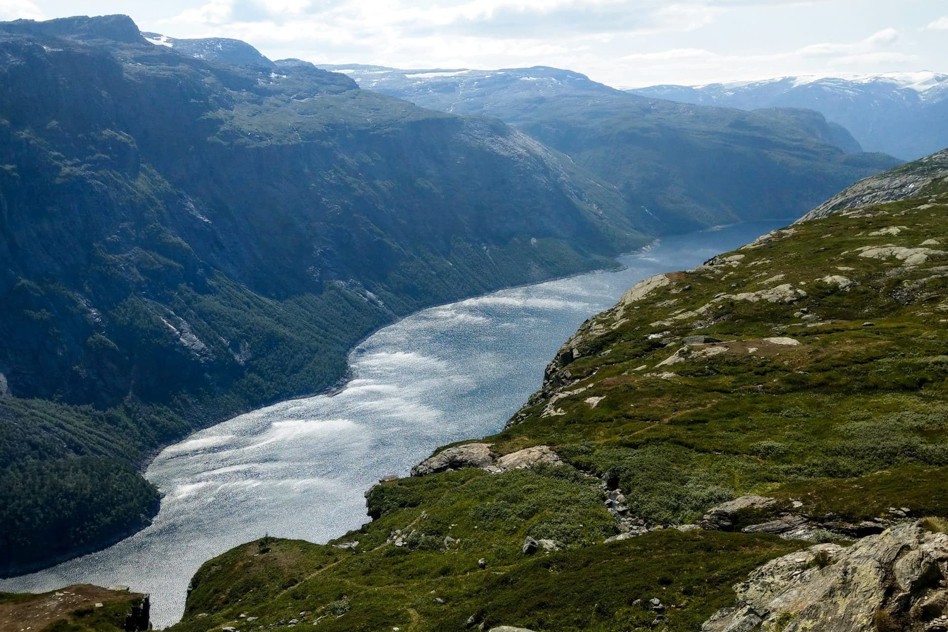 Hardangervidda Plateau and Hardangerjøkulen Glacier