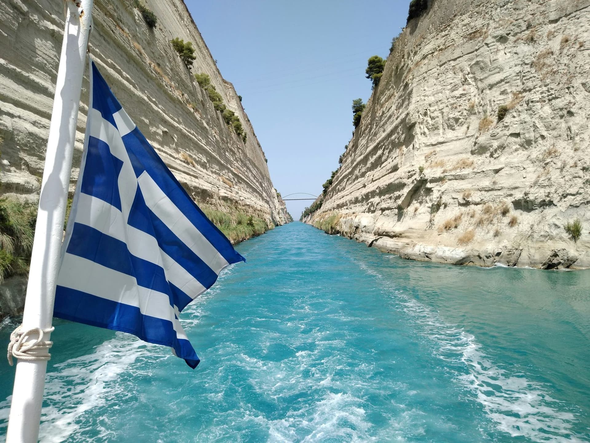 Transit Through the Corinth Canal