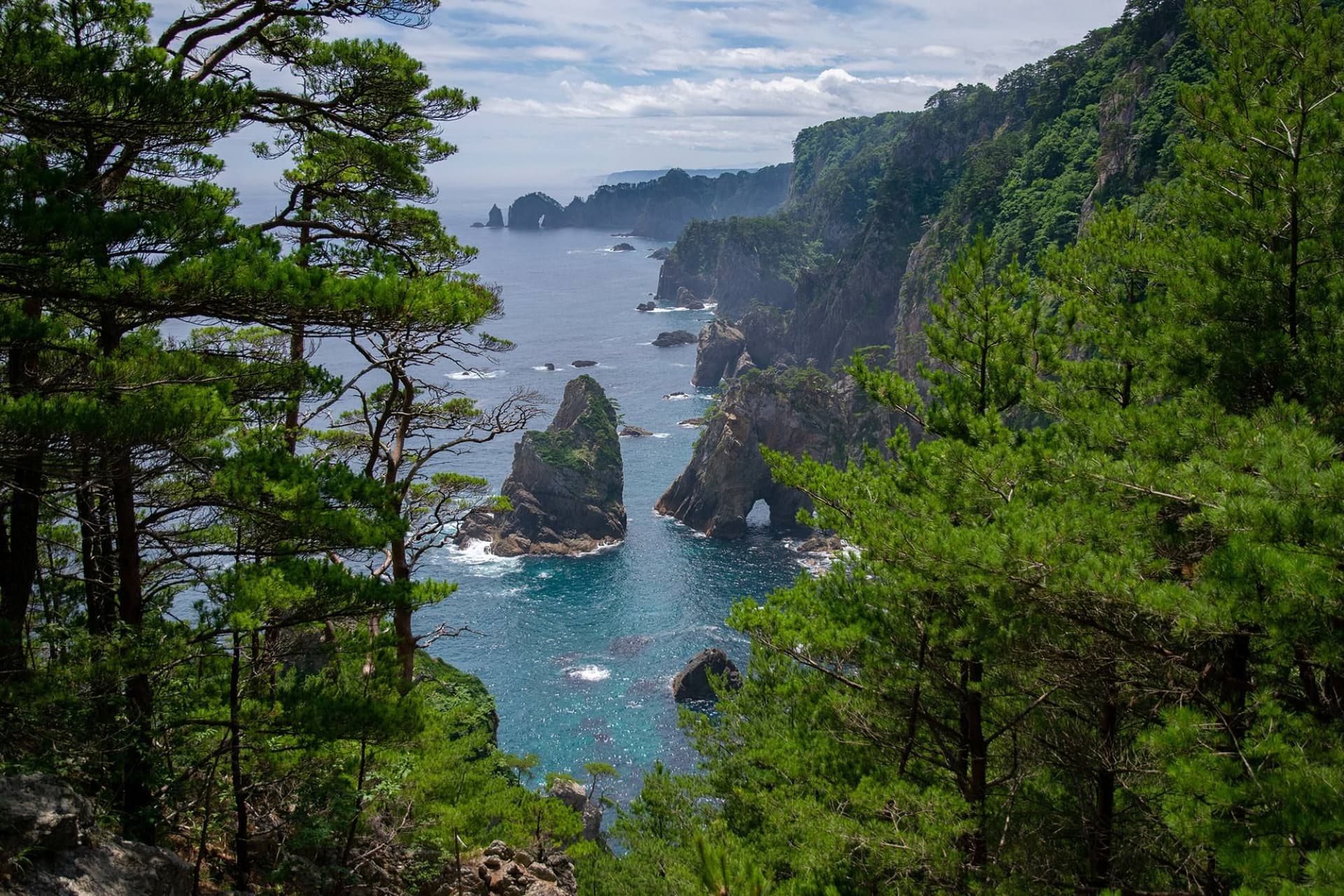 Cape Kitayamazaki's Dramatic Coastal Views